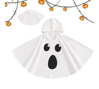 CGACCSD Poncho fantôme pour - Cape de fantôme avec capuche pour se déguiser pour Halloween | Costume pour fêtes à thème et œuvres de théâtre, carnaval et activités de jeu de rôle