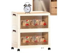 CGACCSD Récipient pliable, meuble à chaussures empilable, pour jouets, chaussures, livres, serviettes, draps, couvertures, chambre à coucher, maison, dortoir