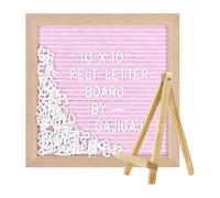 CGACCSD Tableau à lettres en bois, tableau à lettres avec stand | Panneau à messages multi-feutre | Panneau de lettres carrées pour la fête des mères, signe d'annonce élégant pour le premier jour