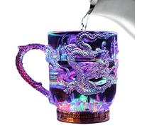 CGACCSD Verres Lumineux | Tasse à Café à Activation par Eau,Verres en Acrylique à Changement de Couleur pour Fêtes Halloween Mariage Bar Décoration Maison