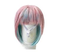 CGACCSD Wig Cat Funny, Wig Cosplay pour Chat | Blue Pink Wig Cats Cosplay Fun | Photographie Travel Gathering Chien Headswear pour Le Jeu de rôle en Plein air intérieur pour la Mascarade, Halloween