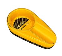Cgaplus Cendrier à cigares simple classique en céramique cendrier portable cendrier de voyage pour extérieur maison bureau jaune