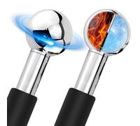 CGBE 2Pcs Facial Ice Globes, Ice Roller Visage pour Masser Visage - Noire
