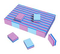 CGBE 50Pcs Blocs Polissoir Ongles Professionnelle Double Face Grain 100/180 | Mini Buffer Éponge Ponçage & Polissage pour Ongles Gel & Acrylique, pour Salons de Manucure et DIY Nail Art à Domicile