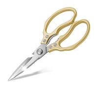 CGBE Ciseaux de Cuisine Robustes Tranchants, Ciseaux Multifonctions en Acier Inoxydable pour Poulet, Volaille, Poisson, Viande, Légume, Herbes