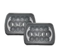 CGBWMB Feux Avant Pour Chevrolet Pour Express 3500 1500 Pour Astro Phare LED Carré DRL 5x7 Pouces 7x6 Pouces Clignotant Feux De Croisement Et De Route Voiture Phares(2*Black D)