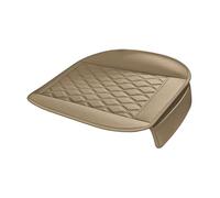 CGBWMB Housses Siège Auto Housse de siège en Cuir PU Accessoires Coussin pour Ford pour Fiesta pour Fusion pour Mondeo pour Taurus pour Mustang(Beige 1 PCS)