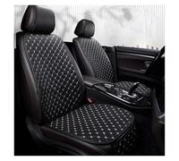 CGBWMB Housses Siège Auto Housse De Siège Voiture en Cuir PU Coussin pour Ford pour Fiesta pour Fusion pour Mondeo pour Taurus pour Mustang pour(Black White 2 Seat)