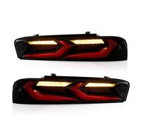 CGBWMB Phare Arrière Pour Chevrolet Pour Camaro 2015 2016 2017 LED Clignotants Dynamiques Feux Arrière Voiture Lumière Assemblage Plug And Play Feux Arrières Auto(Red)