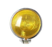 CGBWMB Phares Avant Pour Moto Phare De Moto Universel Rétro En Métal Rond Avec Support Galvanisé(A)