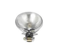 CGBWMB Phares Avant Pour Moto Phare De Moto Universel Rétro En Métal Rond Avec Support Galvanisé(B)