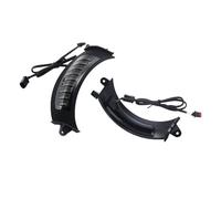 CGBWMB Phares Avant Pour Moto Pour Road Pour Glide 2015 2016 2017 2018 2019 2020 Clignotant LED Lampe Moto Blanc DRL Clignotants LED(Chrome)