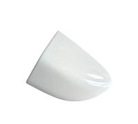 CGBWMB Poignée De Porte Pour VW Pour CC Pour Passat 2006 - 2017 Couvercle De Poignée Cylindre Serrure Porte Avant Gauche Droite LHD 3C0837879 3C0837880(Polar White)
