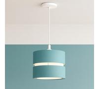 CGC Lighting Abat-jour de plafond ou de table à deux niveaux pour intérieur (Sarcelle)
