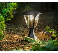 CGC Lighting extérieur jardin Noir Poteau de Borne Luminaire Lanterne luminaire lampadaire chemins réverbères