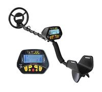 CGCSYZ Détecteur de métaux Souterrain, détecteur de métaux réglable, détecteur d'or Professionnel Souterrain LCD, Chasseur de trésors, chercheur d'or portatif, Haute précision,Nero-D