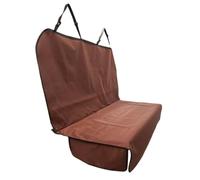 CGDXG Housse de Protection pour Siège Arrière de Voiture pour Subaru Forester SJ/SK SUV 2010-2025, Nid d'Chien Imperméable et Antidérapant Contre Poils Griffures Saletés,Half Bench Cover-Brown