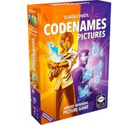 CGE Codenames: Pictures (2ème édition) Jeu de société | Anglais, 10 ans et plus, 4 à 8 joueurs, jeu familial, jeu de fête, jeu de base