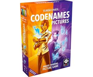 CGE Codenames: Pictures (2ème édition) Jeu de société | Anglais, 10 ans et plus, 4 à 8 joueurs, jeu familial, jeu de fête, jeu de base