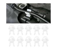CGEAMDY 10 Pièces Clip Retenue Moteur Voiture, Clips De Tige D'accessoire De Capot, Clips Agrafes Maintien, Clip Maintien Étai Capot Voiture Plastique, Clips Agrafe Support Maintien Barre Capot