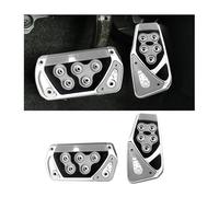 CGEAMDY 2 PCS Antidérapant Couvre-Pédale Automatique, Repose-Pied Universel Antidérapant Pour Pédale De Frein Automatique Et Accélérateur, Pédale - Couvre-Pédales Accessoires De Voiture(Gris)
