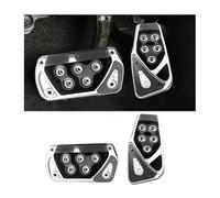 CGEAMDY 2 PCS Antidérapant Couvre-Pédale Automatique, Repose-Pied Universel Antidérapant Pour Pédale De Frein Automatique Et Accélérateur, Pédale - Couvre-Pédales Accessoires De Voiture(Noir)