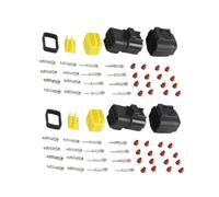 CGEAMDY 2 Pièces Connecteur Imperméable, Voiture Fil Electrique Etanche Connecteur Terminal Set, 8 Broches Connecteur Étanche Électrique, pour Bateau Camion Auto Scooter Véhicules, Moto Accessoires