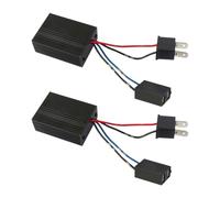 CGEAMDY 2 Pièces Décodeurs De Résistance D'ampoules De Voiture, Décodeur LED Ampoule Phare Adaptateur Warning Canceller Résistance sans Erreur, Conversion D'ampoules à Résistance pour Phares à LED H7