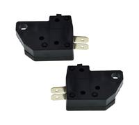 CGEAMDY 2 Pièces Interrupteurs Gauche et Droit pour Feux de Freinage, Moto Interrupteur De Feux Freinage, Moto Scooter Électrique Remplacement Feu Stop Interrupteur Poussoir, Universel pour Moto