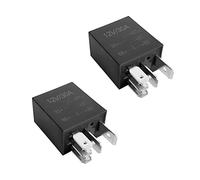 CGEAMDY 2 Pièces Relais Voiture 12V 5-Pin 30 Ampères, 5 Broches SPDT Multi-Purpose Relay Heavy Duty Relais Standard, Contacteur Relais Commutateur Power, Auto Commutateurs Et Démarreurs