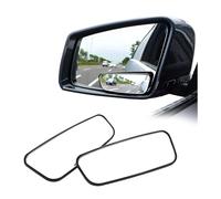 CGEAMDY 2 Pièces Rétroviseur D'angle Mort Pour Voitures, Rétroviseur Universel Anti-éblouissement Intérieur-Miroir, Rétroviseur Latéral 360° Réglable à Grand Angle, Pour Voitures SUV Truck(Encadré)