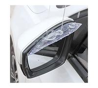 CGEAMDY 2pcs Rétroviseur Pare Pluie Fumée Pare Fumée, Universel Fibre de Carbone Rétroviseur Latéral, Fibre Carbone Couverture De Pluie Rétroviseur, Vue Arrière Miroir Pluie Sourcil (001)