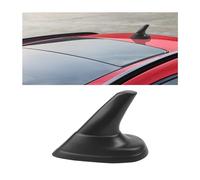 CGEAMDY Décoration D'antenne Aileron de Requin de Voitures, Couvercle de Garniture D'antenne Toit de Voiture, Style Design de Base Adhésive D'antenne pour Signal AM/FM pour Véhicules(Noir)