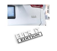 CGEAMDY Emblème de L'édition Fuck It, Emblème de Voiture, Application Universelle pour Une Large Gamme de Véhicules, Nouvelle Conception Étiquettes Personnalisées pour Véhicules (Argent-Noir)