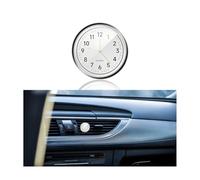 CGEAMDY Horloge De Voiture, Horloge Ronde De Voiture, Horloge Tableau Bord Pour Voitures, Horloges Voiture Montres à Quartz, Horloges à évent Voitures, Pour Tableau Bord De Voitures(Blanc)