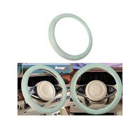 CGEAMDY Housse-Volant Antidérapante Voiture, Housse Volant Respirante Antidérapante, Housse Volant Cuir Microfibre Universelle, Housse Volant Soie Glacée, Housse-Volant Soie Glacée Voiture(Vert)