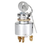 CGEAMDY Interrupteur d'allumage universel 12 V, interrupteur d'allumage du moteur avec clé, interrupteur marche 5 positions on off avec 2 clés, pour voiture, moto, tracteur, camion, scooter