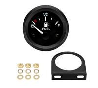 CGEAMDY Jauge Niveau Carburant, 52MM Indicateur Réservoir Carburant Universel, avec Rétroéclairage LED, Carburant Niveau Huile Indicateur Mètre 240-33ohm, pour Voiture RV Yacht Bateau Moto Camion