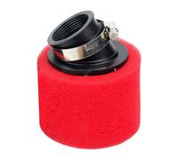 CGEAMDY Motorcycle Air Filter Replacement, Filtre D'admission D'air Pour Moto, Filtre à Air Pour Motos De Sport, Filtre à Air En Mousse Red Bent, La Plupart Des Motos Scooter Moteur(35mm)