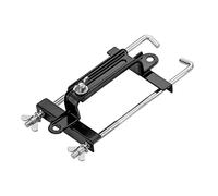 CGEAMDY Support de Plateau de Batterie, Plateau de Batterie de Voiture Universel en Métal Kit de Pince de Maintien Réglable avec Pince Métalliqu, pour Réparation de Batterie de Voiture(23CM)