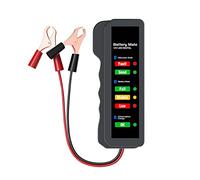 CGEAMDY Testeur De Batterie De Voiture, 12v Testeur De Charge D'alternateur Avec Indicateur LED, Testeur Batterie 12v Détecteur D'alternateur Digital, Analyseur D'alternateur Digital Pour Voiture