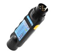 CGEAMDY Testeur Remorque 7 Broches, Feux de Remorque 7 Broches Testeur de Remorque de Prise Diagnostic, Testeur pour Connecteurs Remorques et Véhicule Tracteur, Automobile Extérieur Accessoires