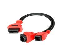 CGEAMDY Universel Câble Extension OBD2 Femelle Adaptateur Diagnostic, OBD2 Femelle à 12+8 Broches Connexion Diagnostic Information Ligne, Adaptateur De Câble De Voiture 12+8 Connecteur Programmation