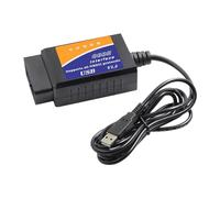 CGEAMDY V1.5 USB OBD2 Diagnostic de Voiture Scanner, Connecteur USB Connector Scanner d'interface de Câble, Valise de Diagnostic Tous Véhicules, Voiture Outil de Diagnostic OBDII Professionnel