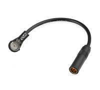 CGEAMDY Voiture DIN ISO Câble Adaptateur Antenne, FM Adaptateur ISO-DIN, Véhicule DIN Socket à ISO Antenne Plug Câble, pour Autoradio CD/DVD TV Tuner, Accessoires Automobiles, Universel Durable