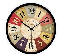 CGF- Pendules murales Horloge Murale élégante et silencieuse Horloge à Chiffres Arabes Grandes horloges murales pour Salon, Chambre, Cuisine, décoration d'intérieur