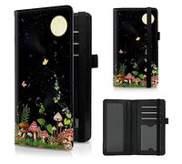 CGFGHHUY Porte-chéquier Motif Tortue de Mer Vert en PU pour Chèque Personnel avec Emplacements pour Cartes et Porte-Stylo et Sangle Élastique pour Doublons de Chèques, 7.28 x 3.93 inch