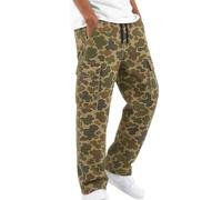 CGGMVCG Pantalon cargo décontracté pour homme, taille élastique, jambe droite, coupe ample, avec poches à rabat, A01 marron, L
