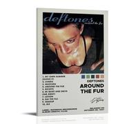 CGHSDJ Around The Fur by Deftones Poster sur toile imperméable HD résistant aux UV Convient pour les salons et les couloirs et fait un excellent cadeau style cadre 60 x 90 cm