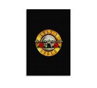 CGHSDJ Guns N' Roses Poster sur toile imperméable HD résistant aux UV Convient pour les salons et les couloirs et fait un excellent cadeau Style sans cadre 20 x 30 cm